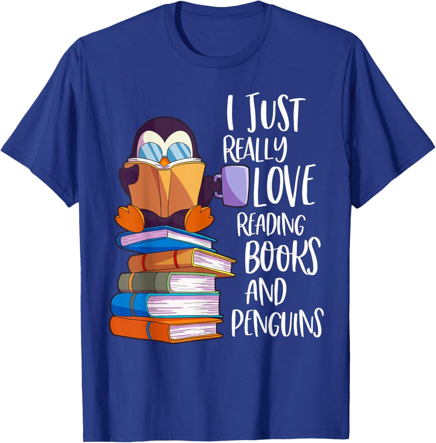 Book Lover Shirt Girls Kids Women Book Reading Gift Bookworm T-Shirt - T-Shirt | Royal