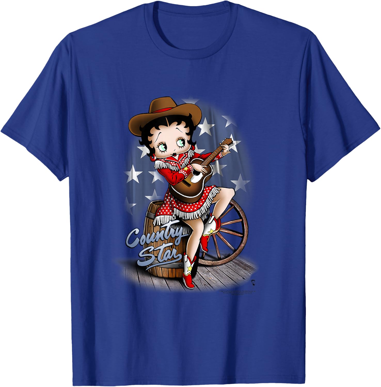 Betty Boop Country Star T-Shirt - T-Shirt | Royal