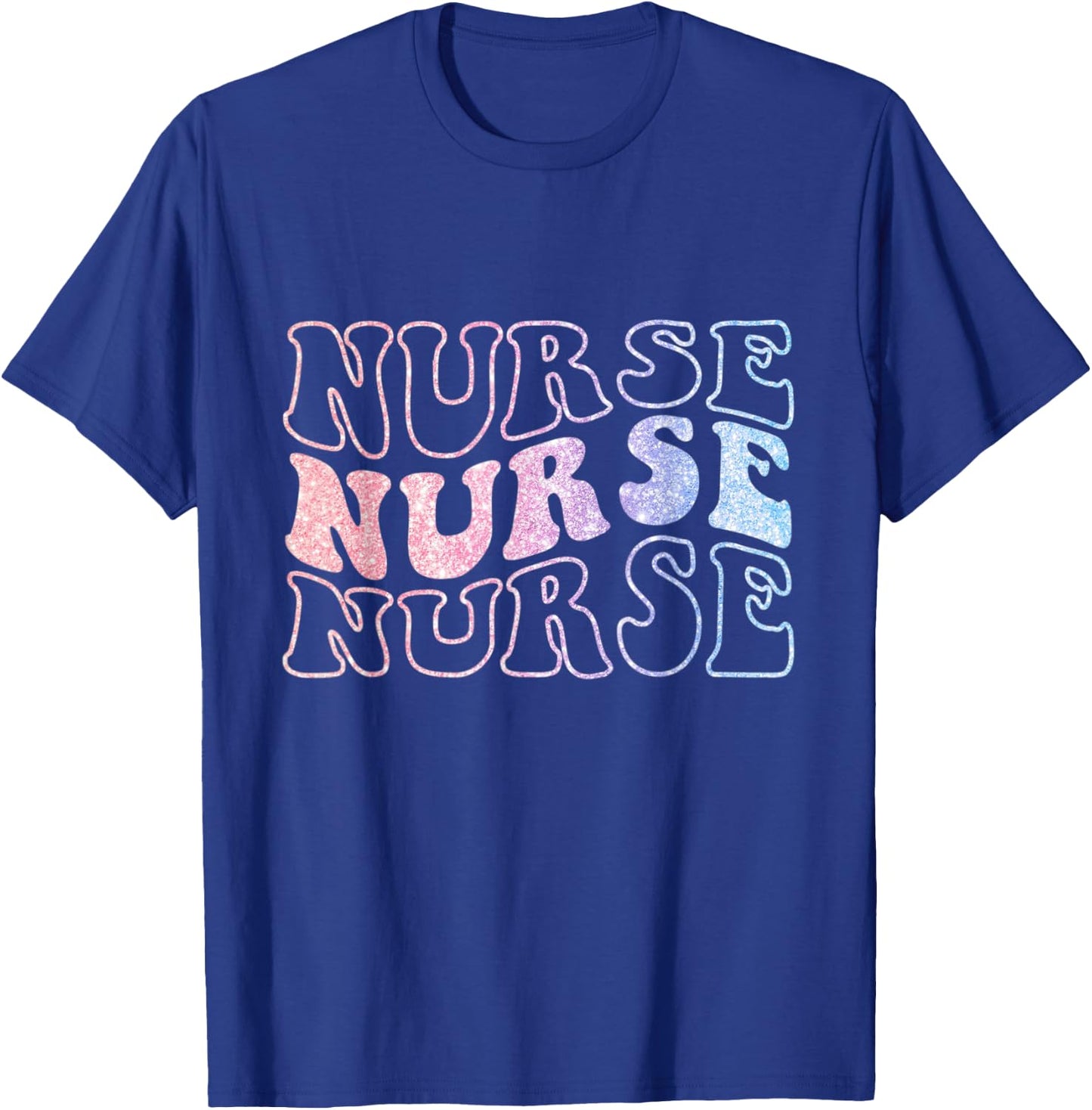 Retro Future Nurse Life For Registered Nurse Nurse's Day T-Shirt - T-Shirt | Royal