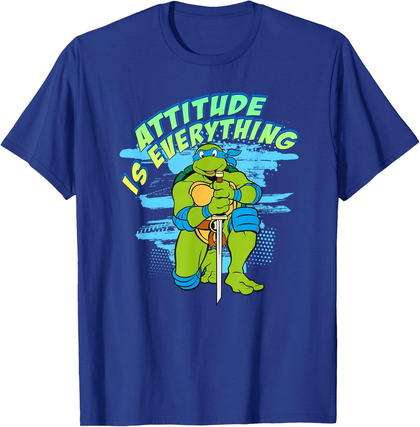 Leonardo - Attitude is Everything T-Shirt - T-Shirt | Royal