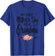 My first Mother's day as a grandma 2026 Funny Mothers Day T-Shirt - T-Shirt | Royal