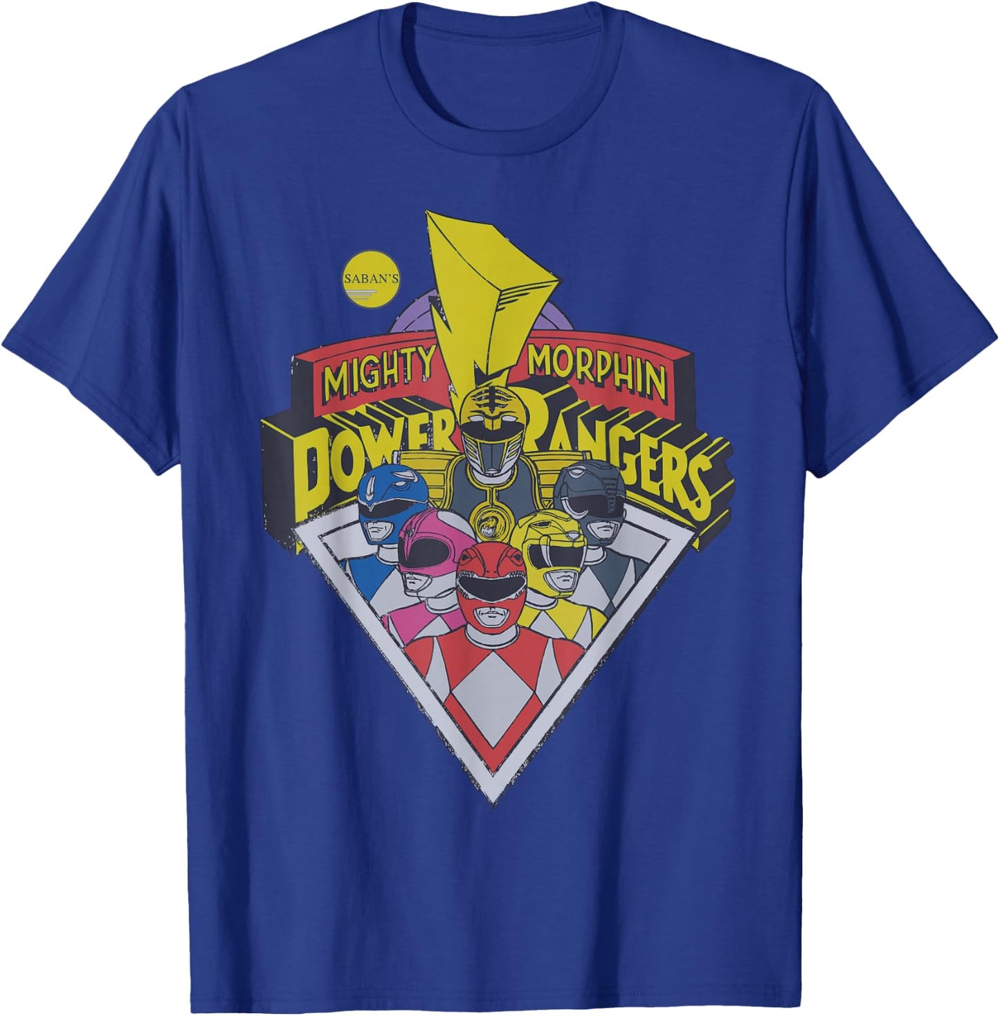 Power Rangers Logo Group T-Shirt - T-Shirt | Royal