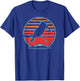 Kingfisher Bird Retro Vintage 80s Style Birding Gift T-Shirt - T-Shirt | Royal