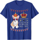 British Queen Platinum Jubilee Souvenir Union Jack Corgi T-Shirt - T-Shirt | Royal