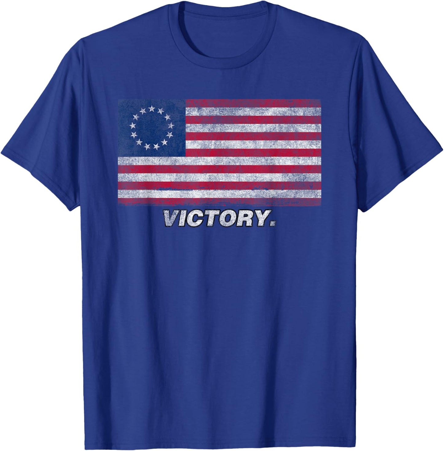 Betsy Ross USA American Flag Victory Kids Men T-Shirt - T-Shirt | Royal