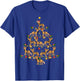 African Wild Dog Xmas Tree Gift African Wild Christmas Men Women Kids T-Shirt - T-Shirt | Royal