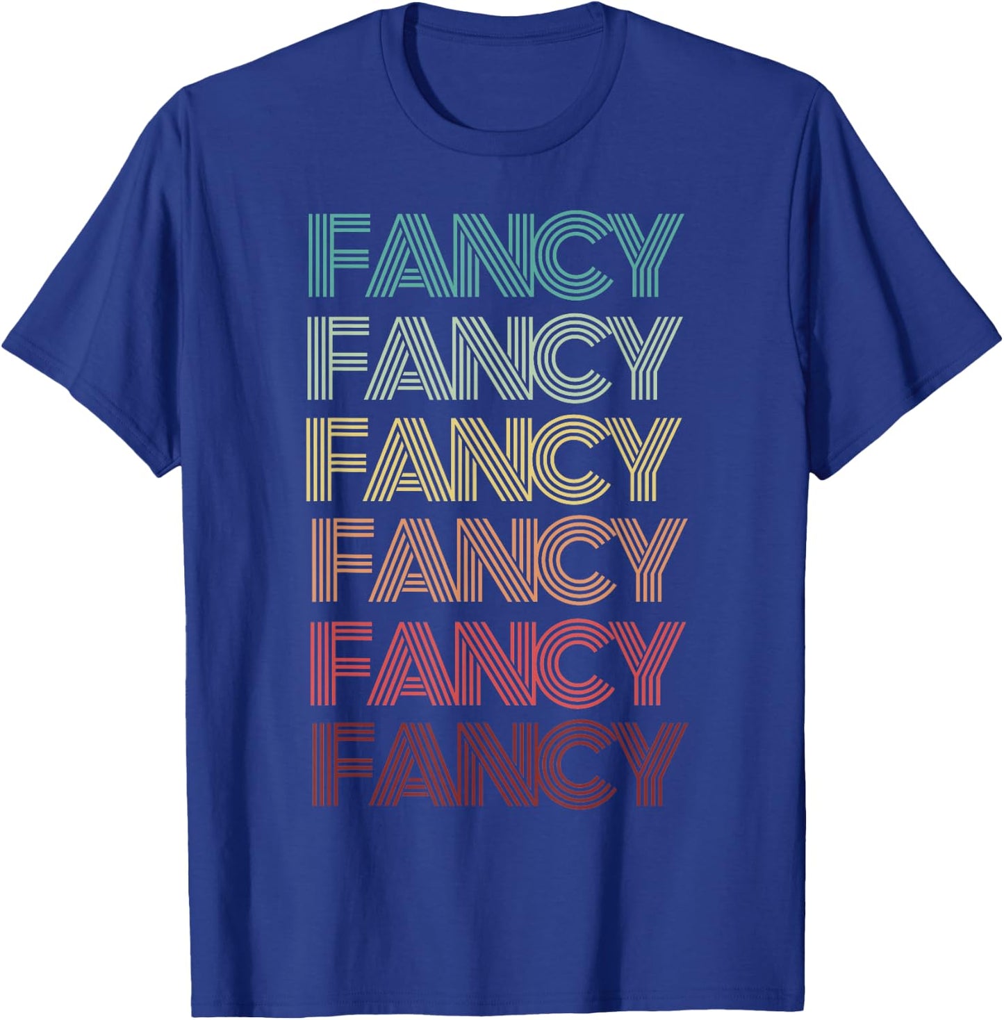 Retro Halloween FANCY Words Humor Groovy 80s T-Shirt - T-Shirt | Royal