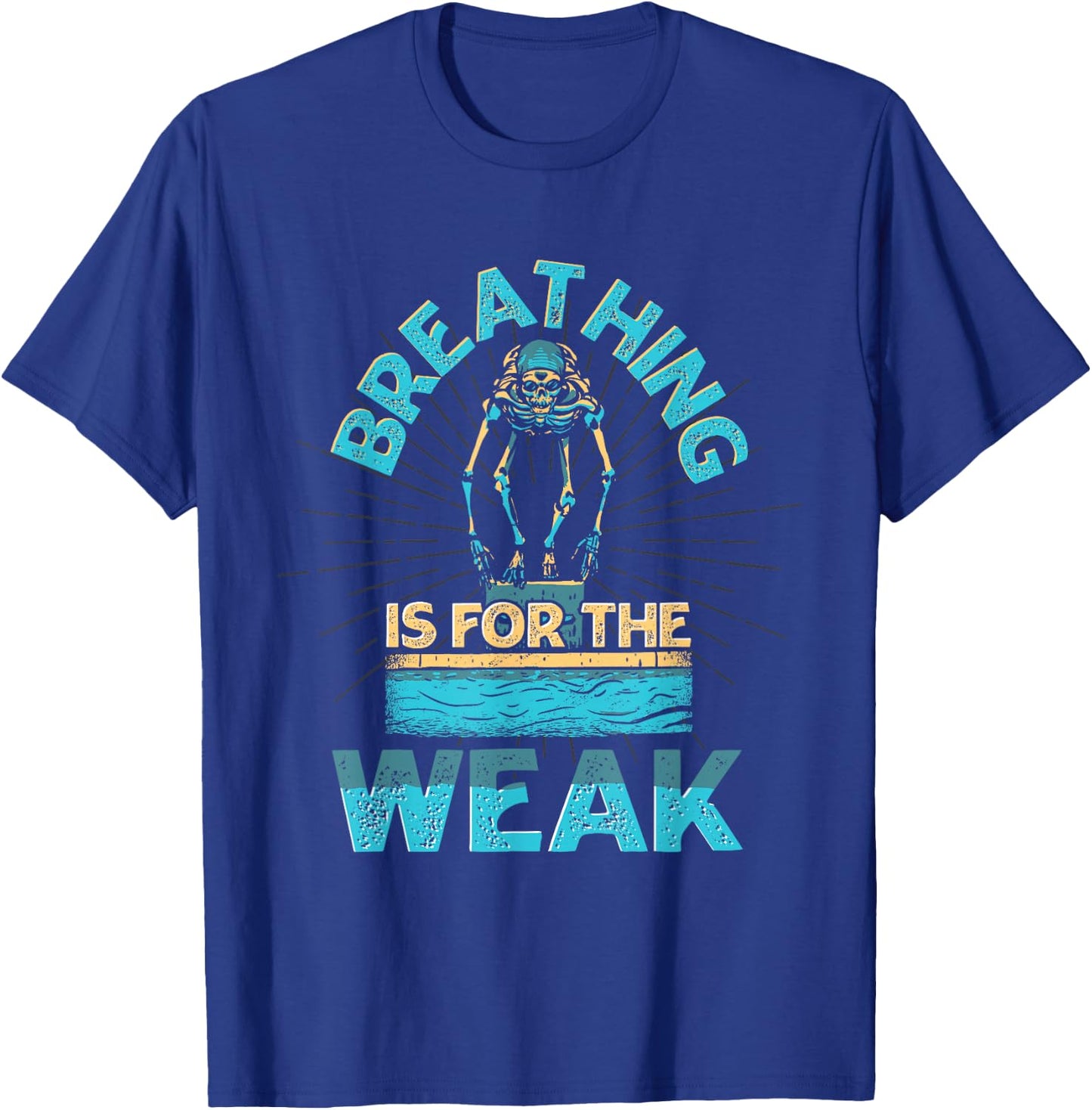 Water Rat Hobby Swimmer Water Sports Fun Swimming T-Shirt - T-Shirt | Royal
