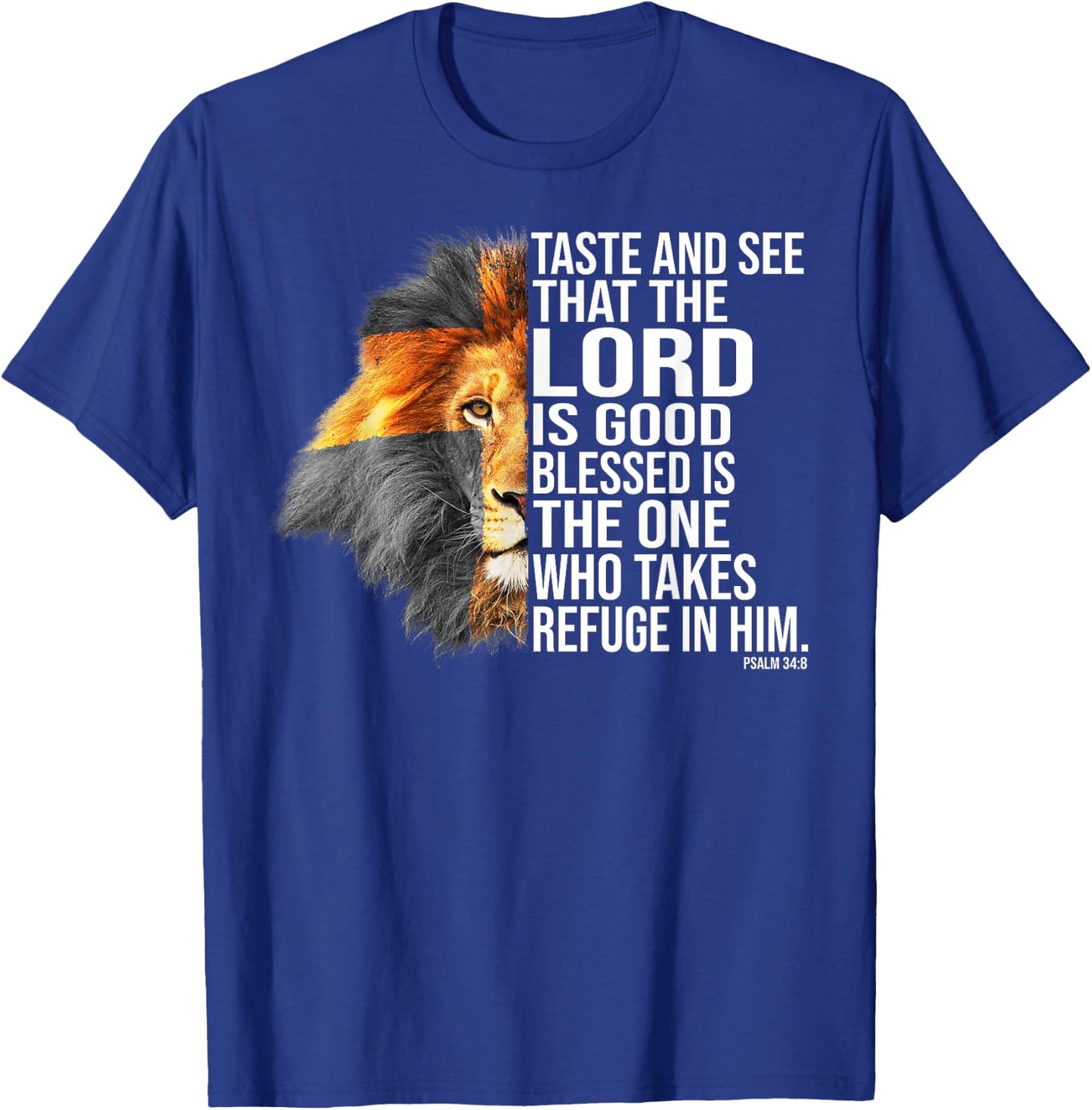 Faith in God - Psalm Christian Bible T-Shirt - T-Shirt | Royal