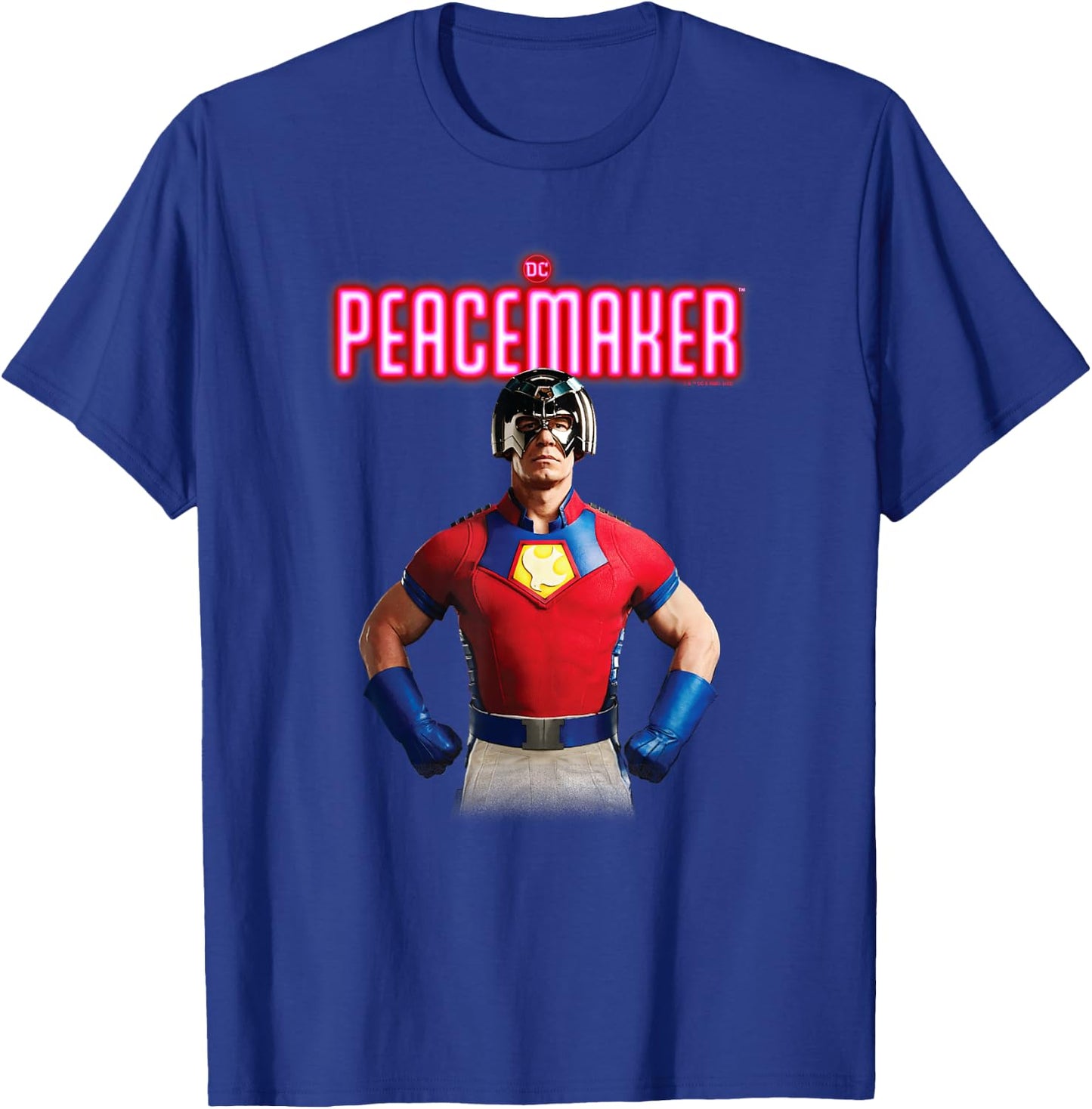 Peacemaker Hero Pose Portrait T-Shirt - T-Shirt | Royal