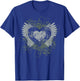Aesthetic Y2k Fairy Wings Heart Alt Grunge T-Shirt - T-Shirt | Royal