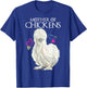 Mother of Chickens, Silkie Hen T-Shirt - T-Shirt | Royal