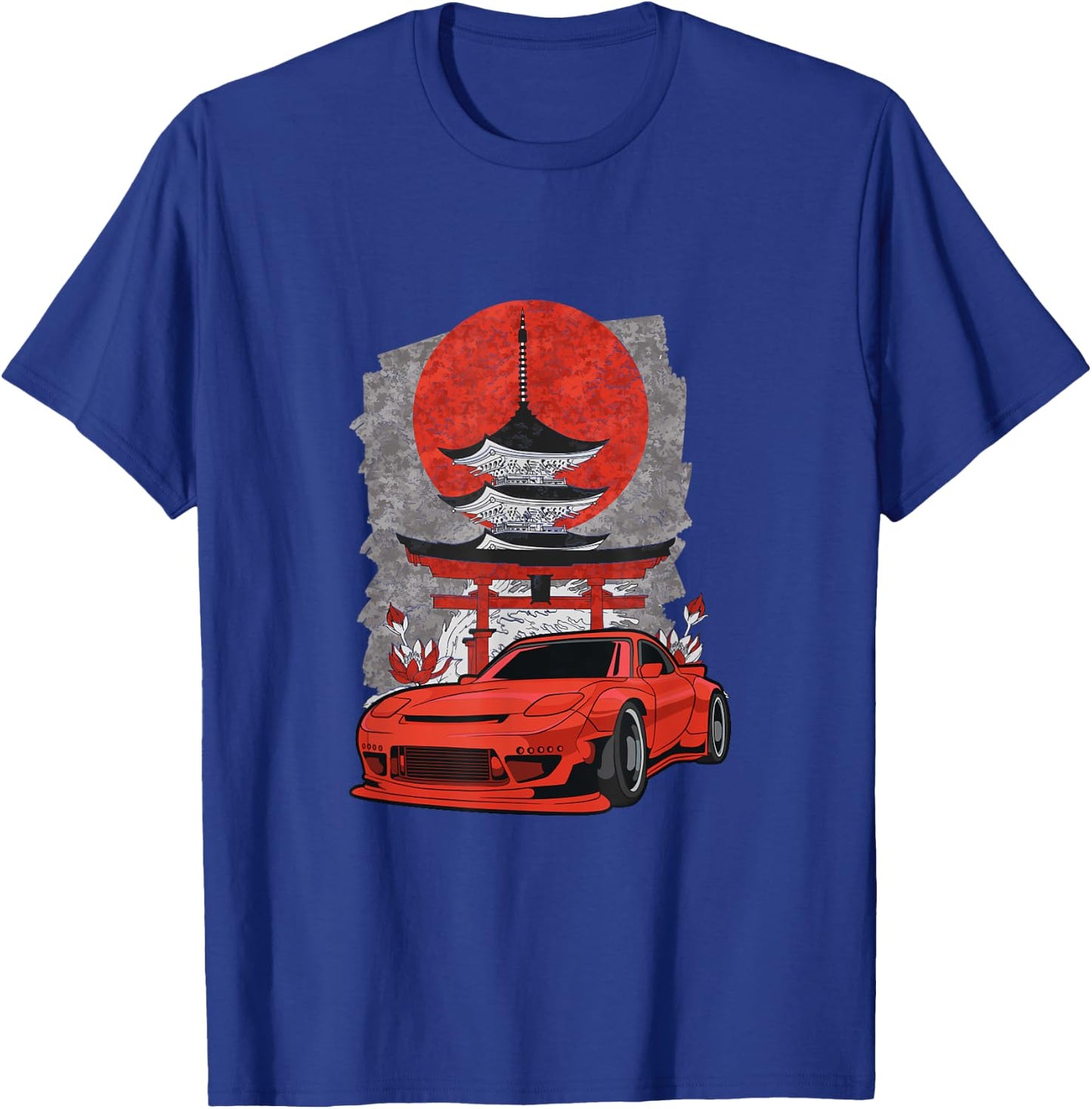 Rotary Engine Car Meet Tuning Rx Japan Shinto Rotorlife T-Shirt - T-Shirt | Royal