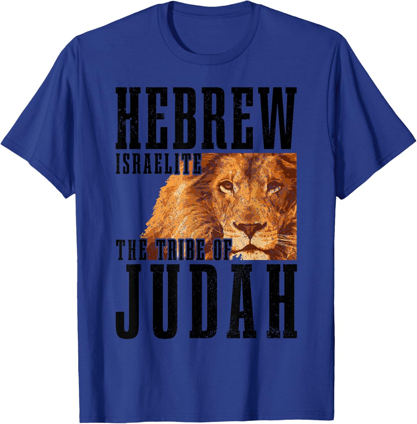 Hebrew Israelite Tribe Of Judah Lion Jew Jewish Israel T-Shirt - T-Shirt | Royal