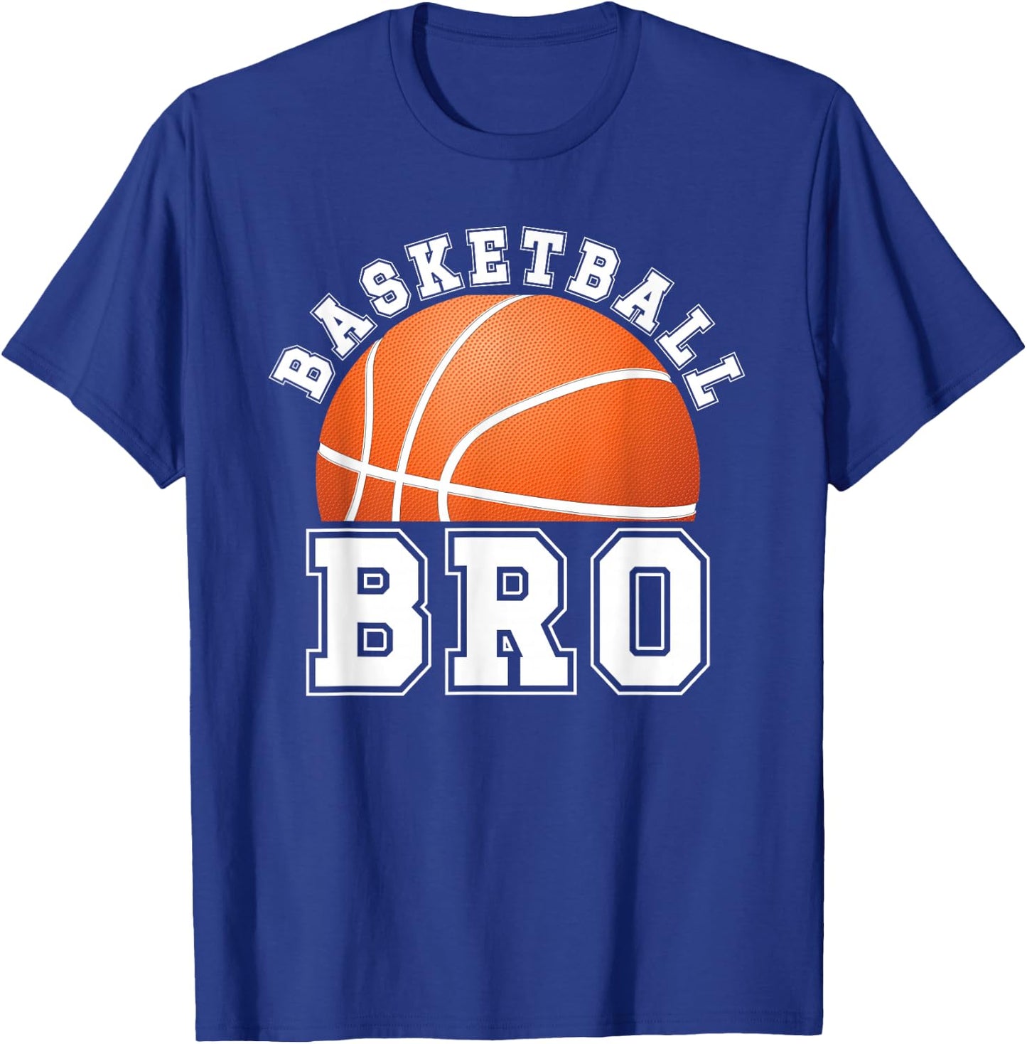 Basketball Brother Of A Basketball Player Bro T-Shirt - T-Shirt | Royal