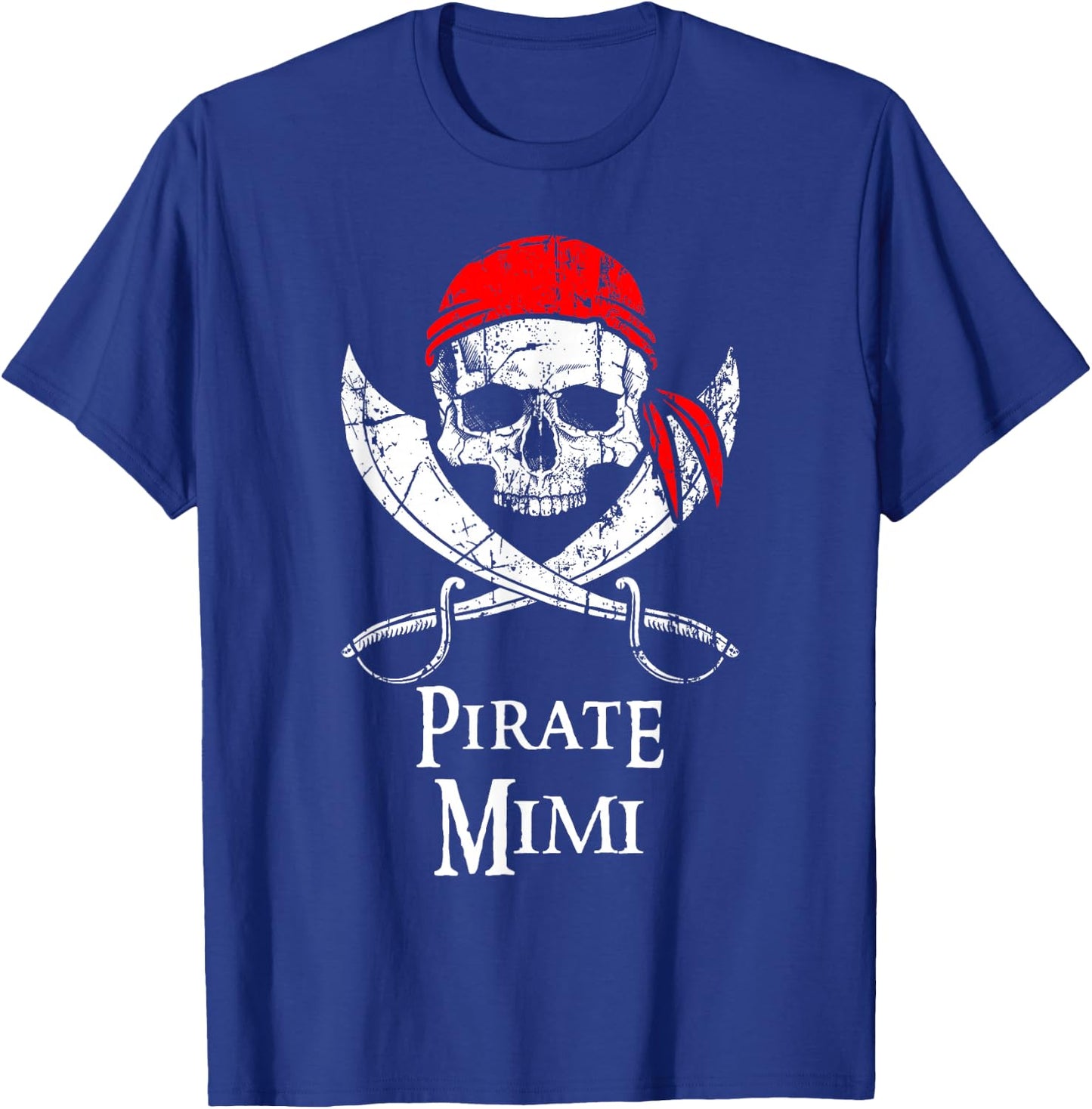 Pirate Mimi Skull And Crossbones Flag T-Shirt - T-Shirt | Royal