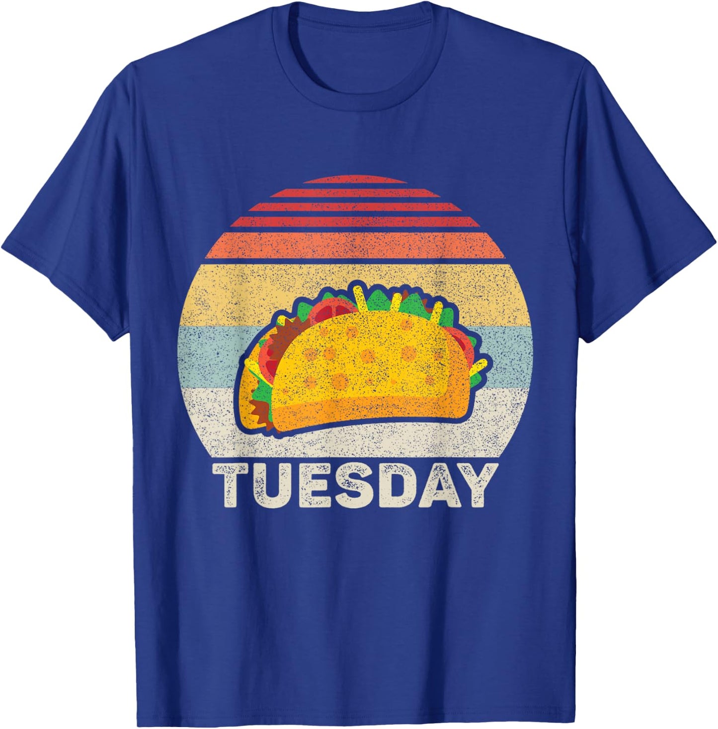 Vintage Retro Taco Tuesday T-Shirt - T-Shirt | Royal