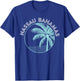 Nassau Bahamas Vintage Printed Sunset T-Shirt - T-Shirt | Royal