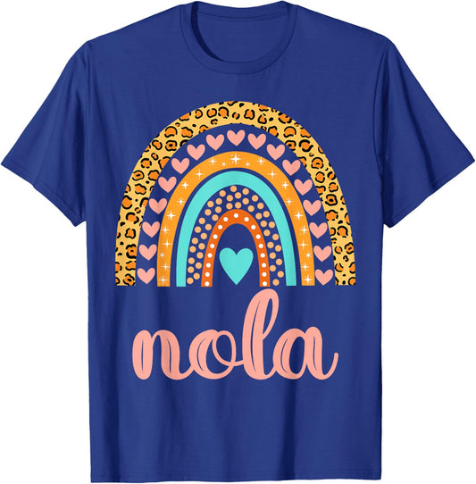 Nola Nola Name Birthday Shirt Gift T-Shirt - T-Shirt | Royal