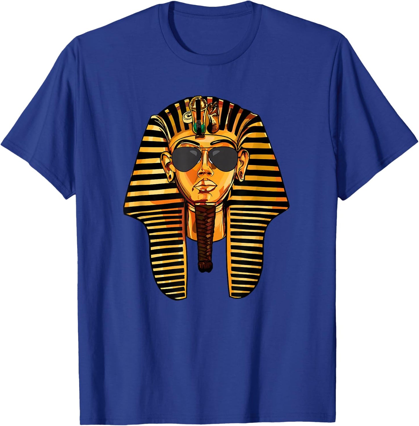King Pharaoh Tutankhamun Sunglasses King TUT Sunglasses T-Shirt - T-Shirt | Royal