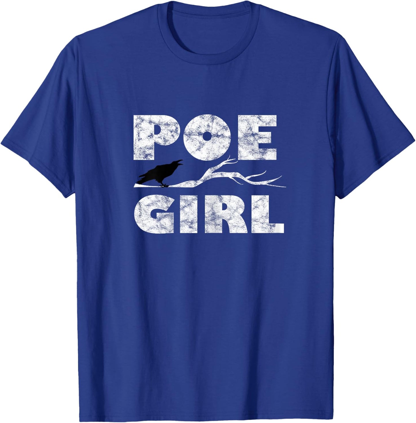 Poe Girl Funny Edgar Allan Poe Idea And Girls T-Shirt - T-Shirt | Royal