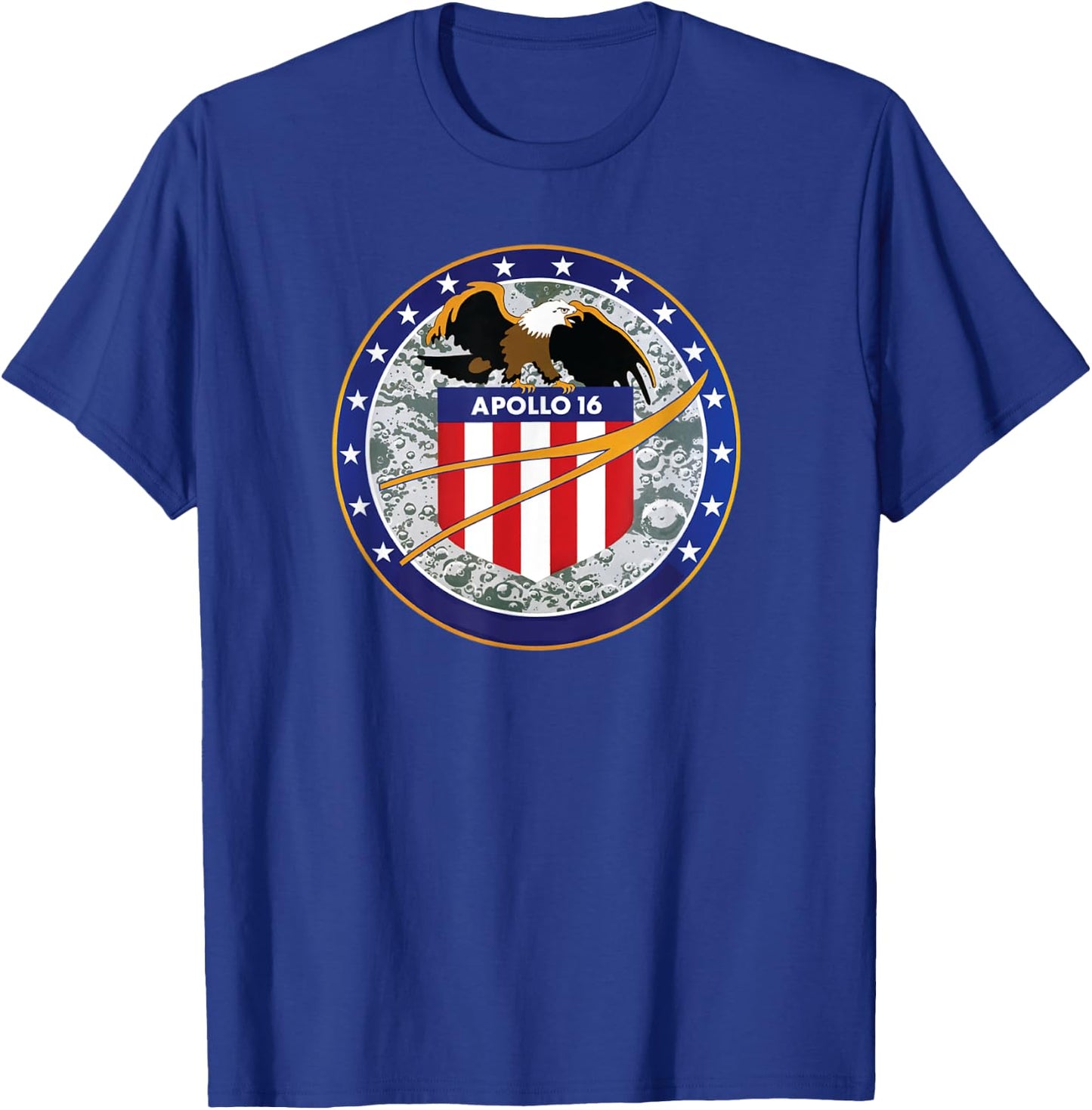 NASA Apollo 16 T-Shirt - T-Shirt | Royal