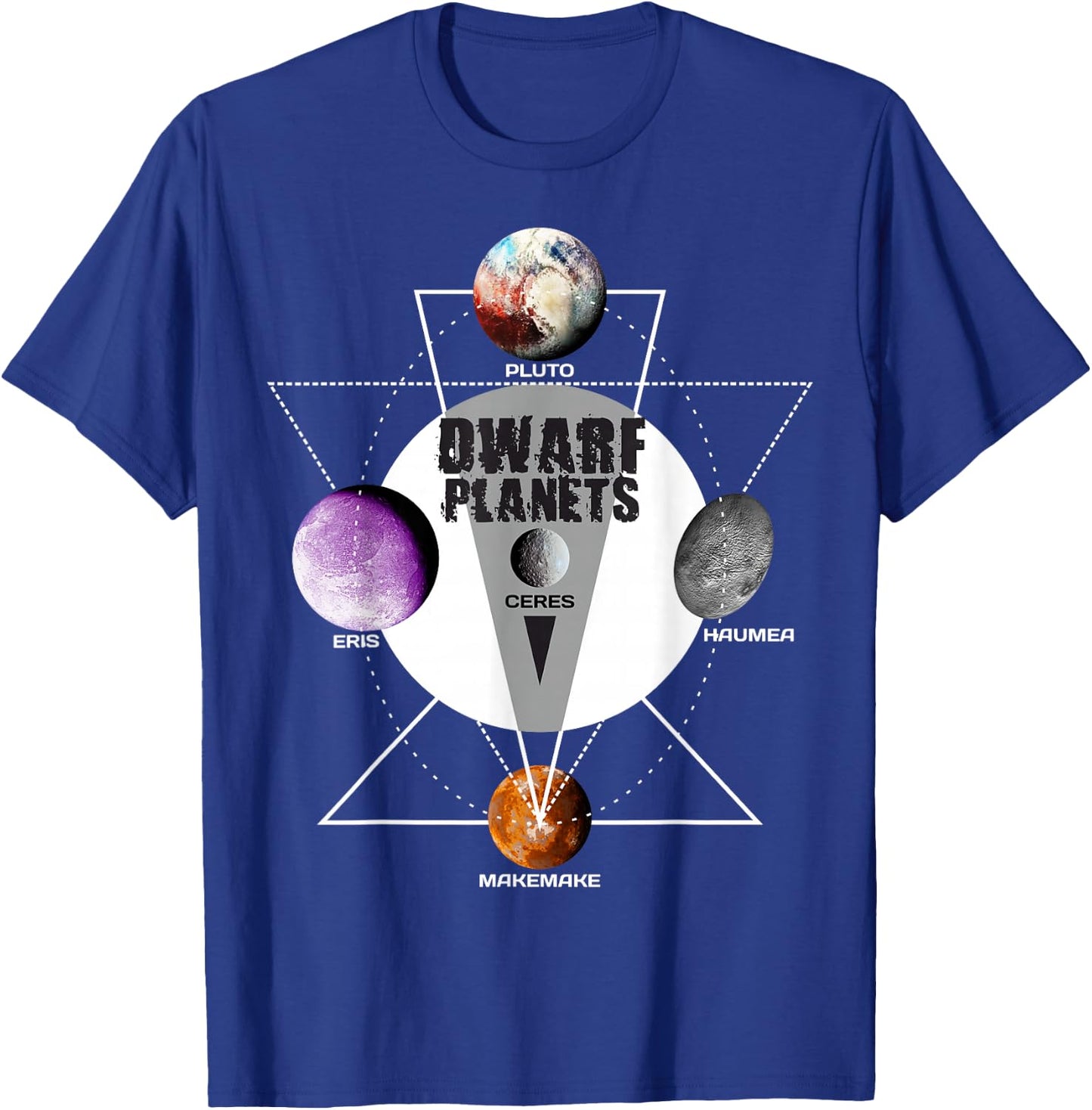 Solar System - Dwarf Planets Gift T Shirt T-Shirt - T-Shirt | Royal