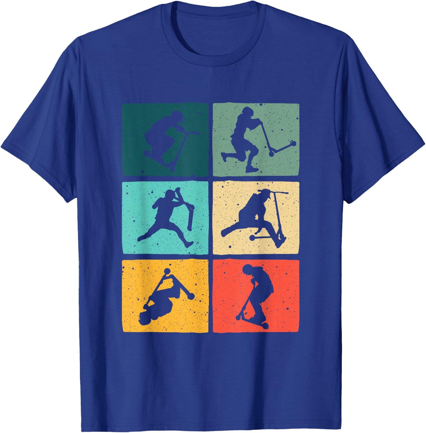 Funny Scooters Stunt Vintage Art Women Best Riders T-Shirt - T-Shirt | Royal