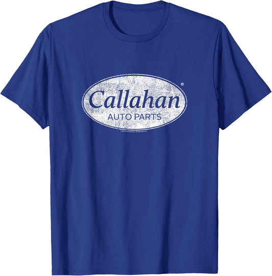 Tommy Boy Callahan Auto Parts Distressed T-Shirt - T-Shirt | Royal