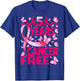 5 Years Breast Cancer Free Survivor Butterfly T-Shirt - T-Shirt | Royal