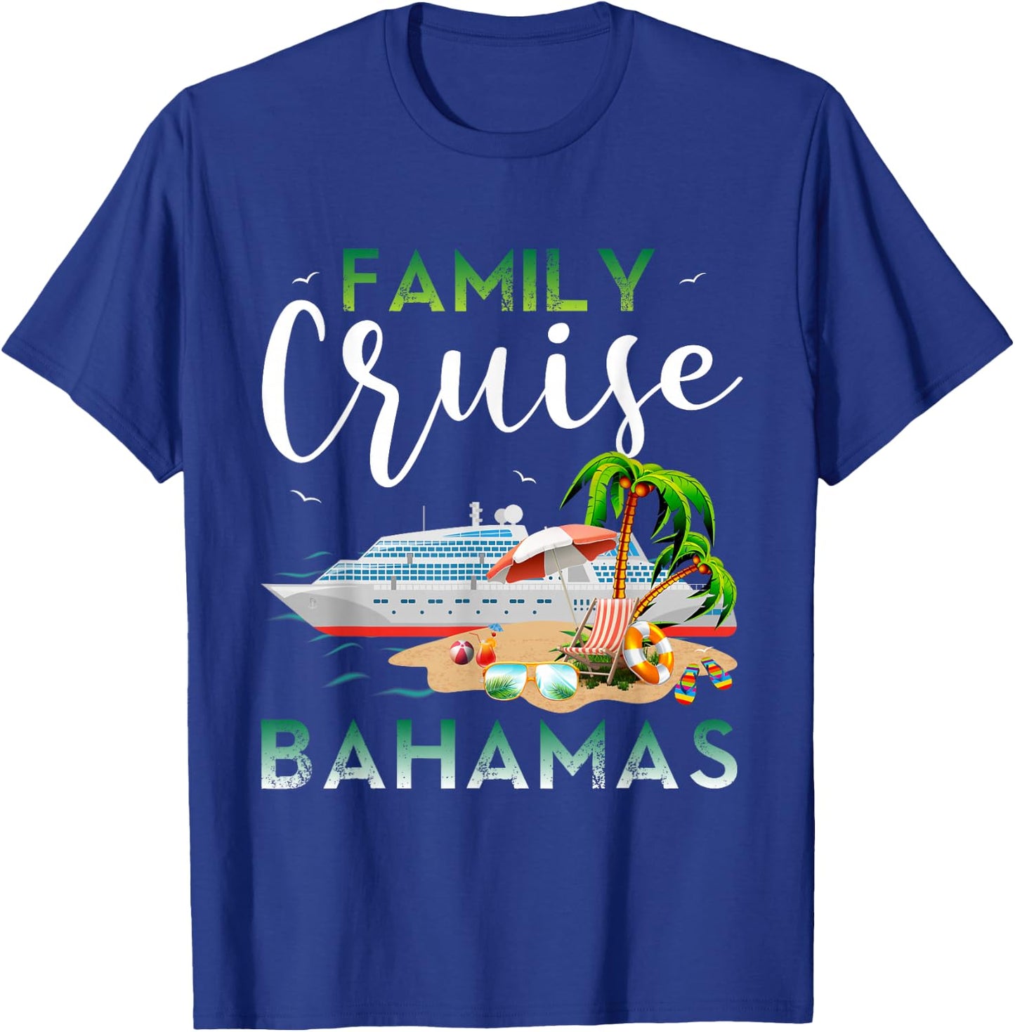 Bahamas Family Cruise Family Cruise Bahamas Shirts Cruise T-Shirt - T-Shirt | Royal