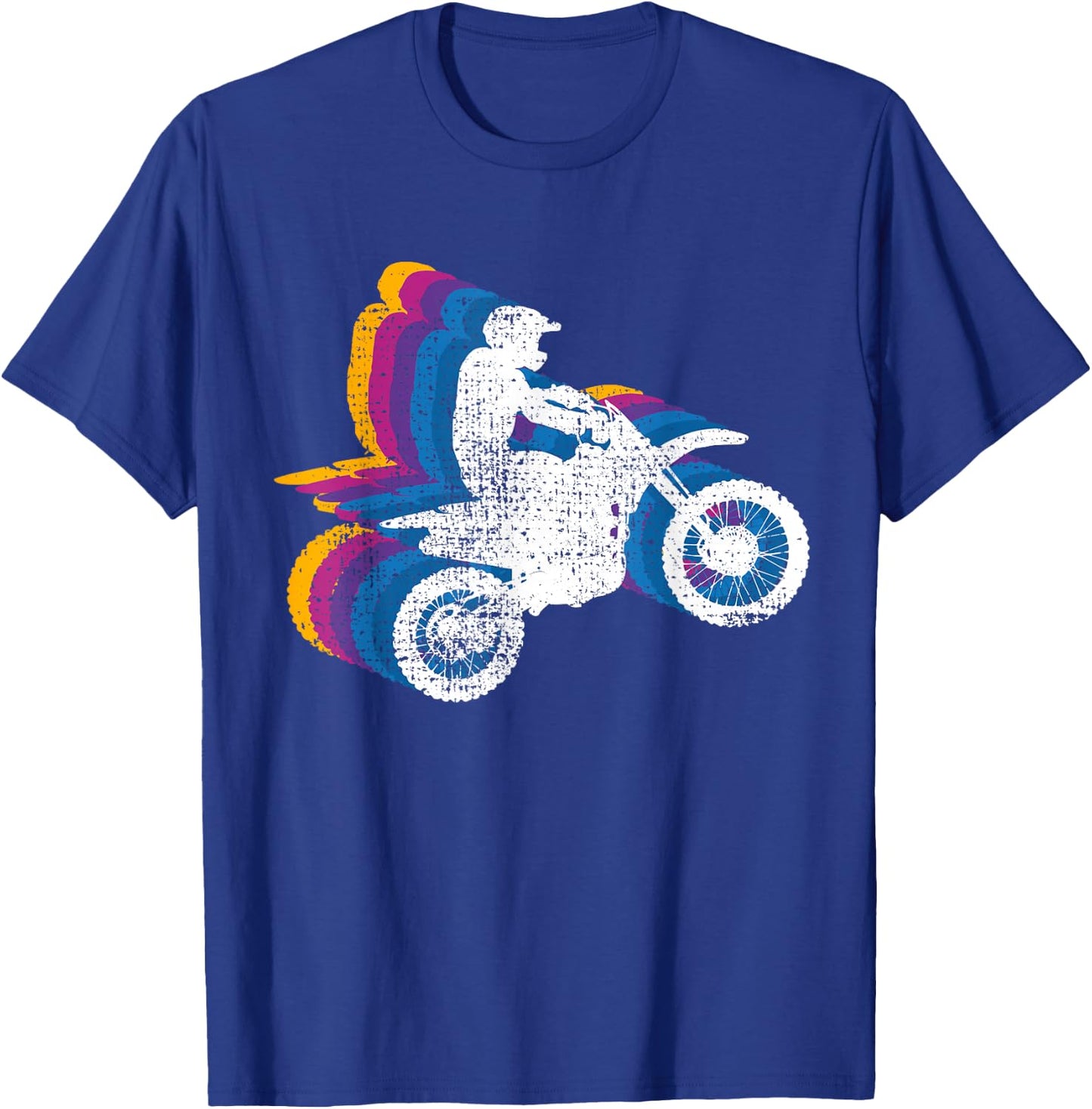 Motocross Motorcross Dirt Bike Gift T-Shirt - T-Shirt | Royal