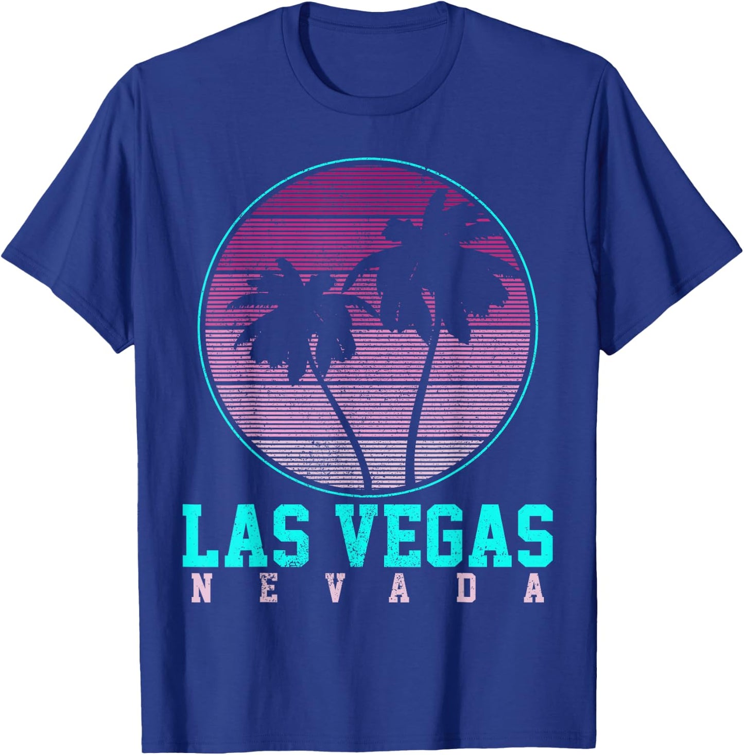 Las Vegas Nevada Vintage Retro Souvenir T-Shirt - T-Shirt | Royal