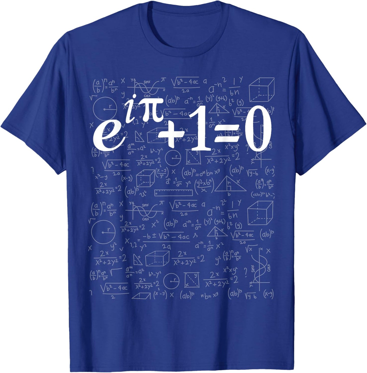 Euler's Identity Math Science Fun Most Beautiful Equation T-Shirt - T-Shirt | Royal