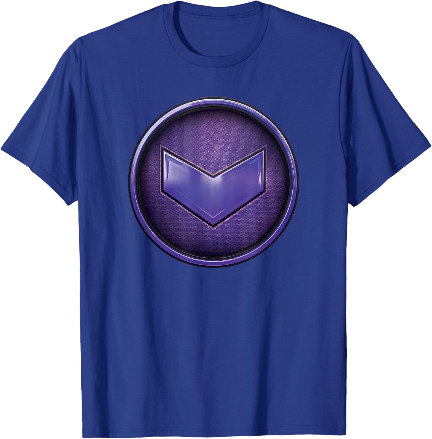 Marvel Hawkeye Kate Bishop Purple Logo T-Shirt - T-Shirt | Royal