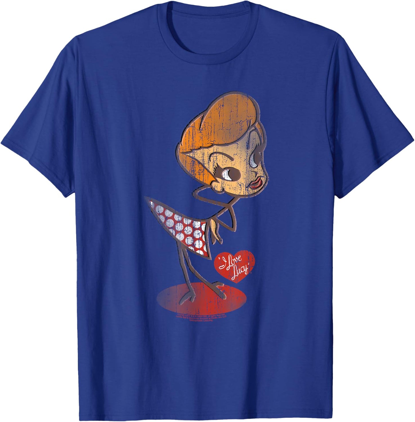 I Love Lucy Vintage Doll T-Shirt - T-Shirt | Royal