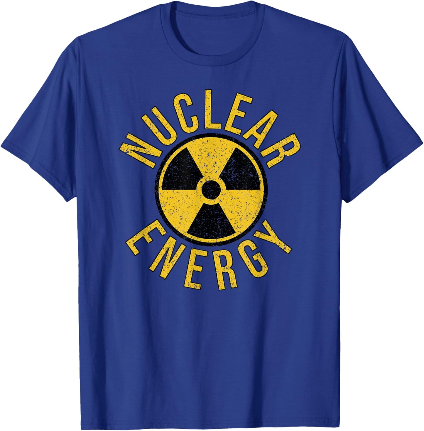 Nuclear Energy Warning Symbol Radiation Sign Radioactive T-Shirt - T-Shirt | Royal