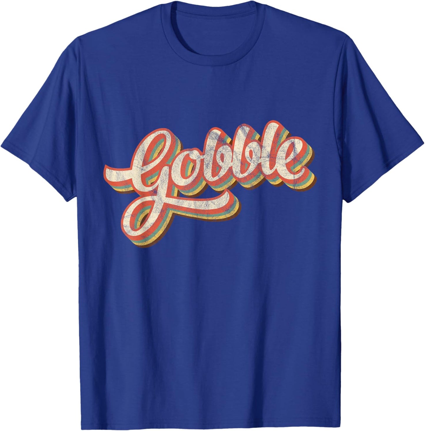 Vintage Thanksgiving Gift Turkey Leg Day Costume Piligrim T-Shirt - T-Shirt | Royal