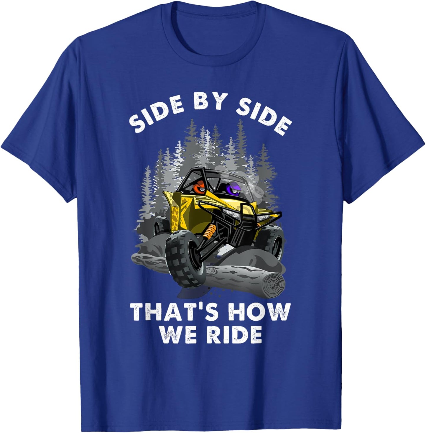 UTV Quad Bikers Off Roading Four Wheeler For Couples T-Shirt - T-Shirt | Royal