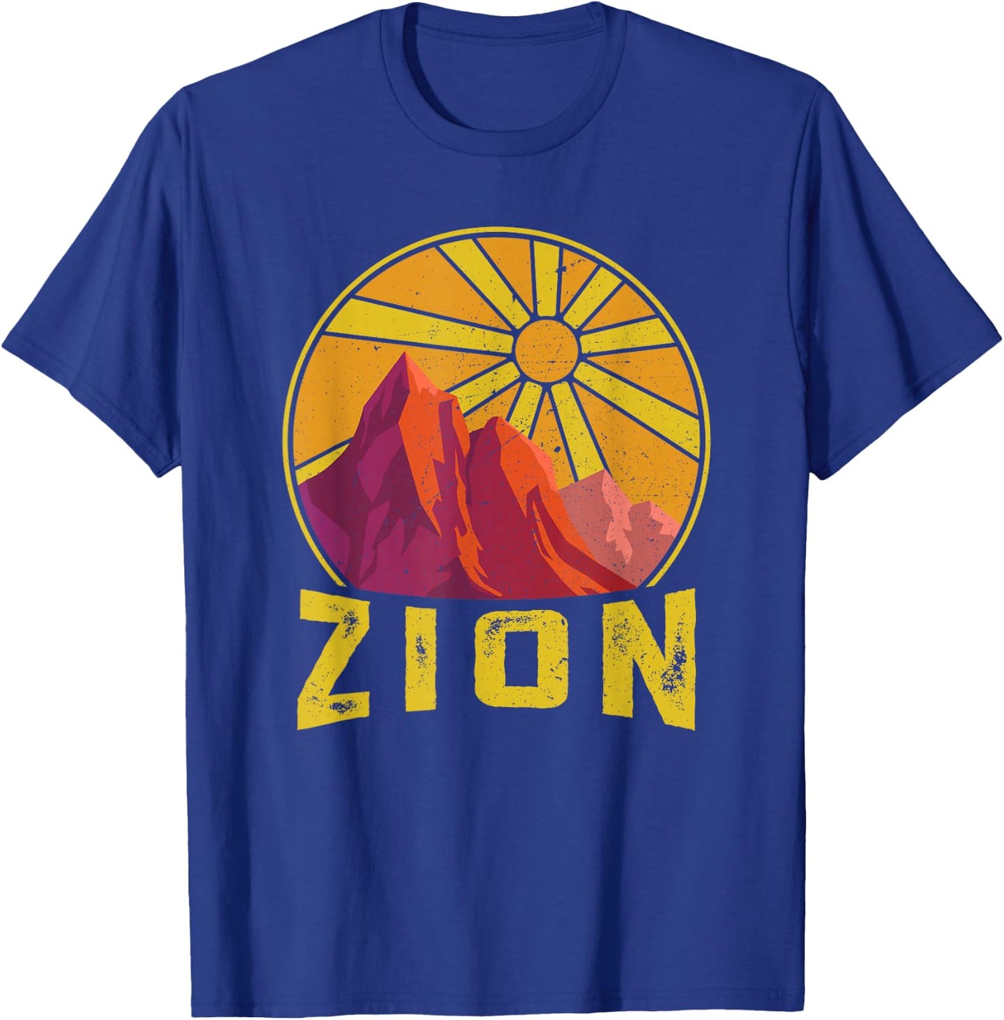 Zion National Park Nature Lover Hiking Fan T-Shirt - T-Shirt | Royal