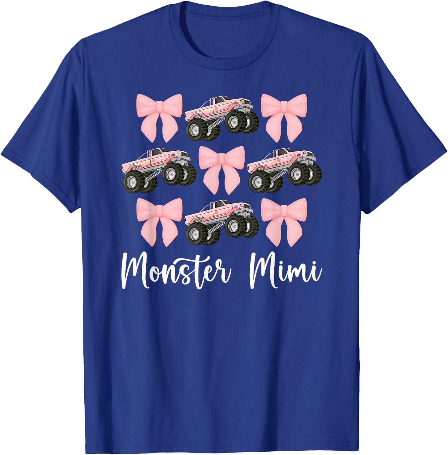 Monster Mimi Cute Monster Truck Mimi Grandma T-Shirt - T-Shirt | Royal