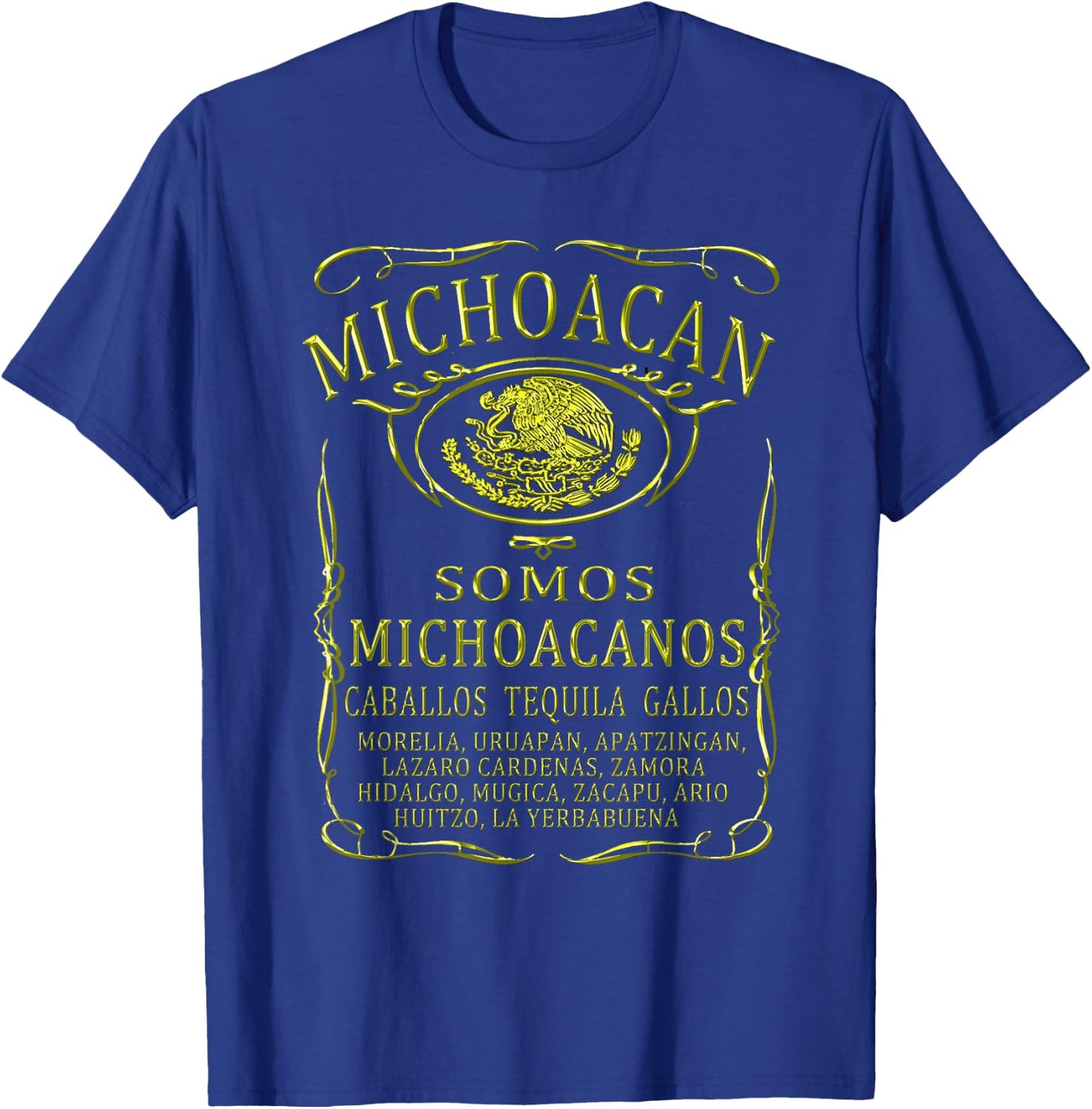 Mexican Michoacan Shirt T-Shirt - T-Shirt | Royal