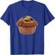 Muffin with Blueberries T-Shirt - T-Shirt | Royal