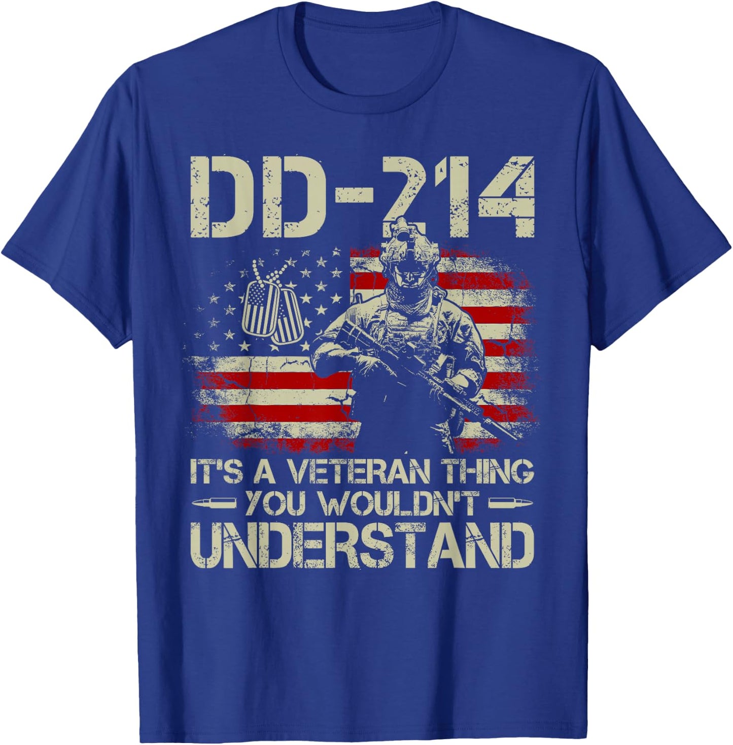 DD-214 It's A Veteran Thing You Wouldn't Understand DD-214 T-Shirt - T-Shirt | Royal