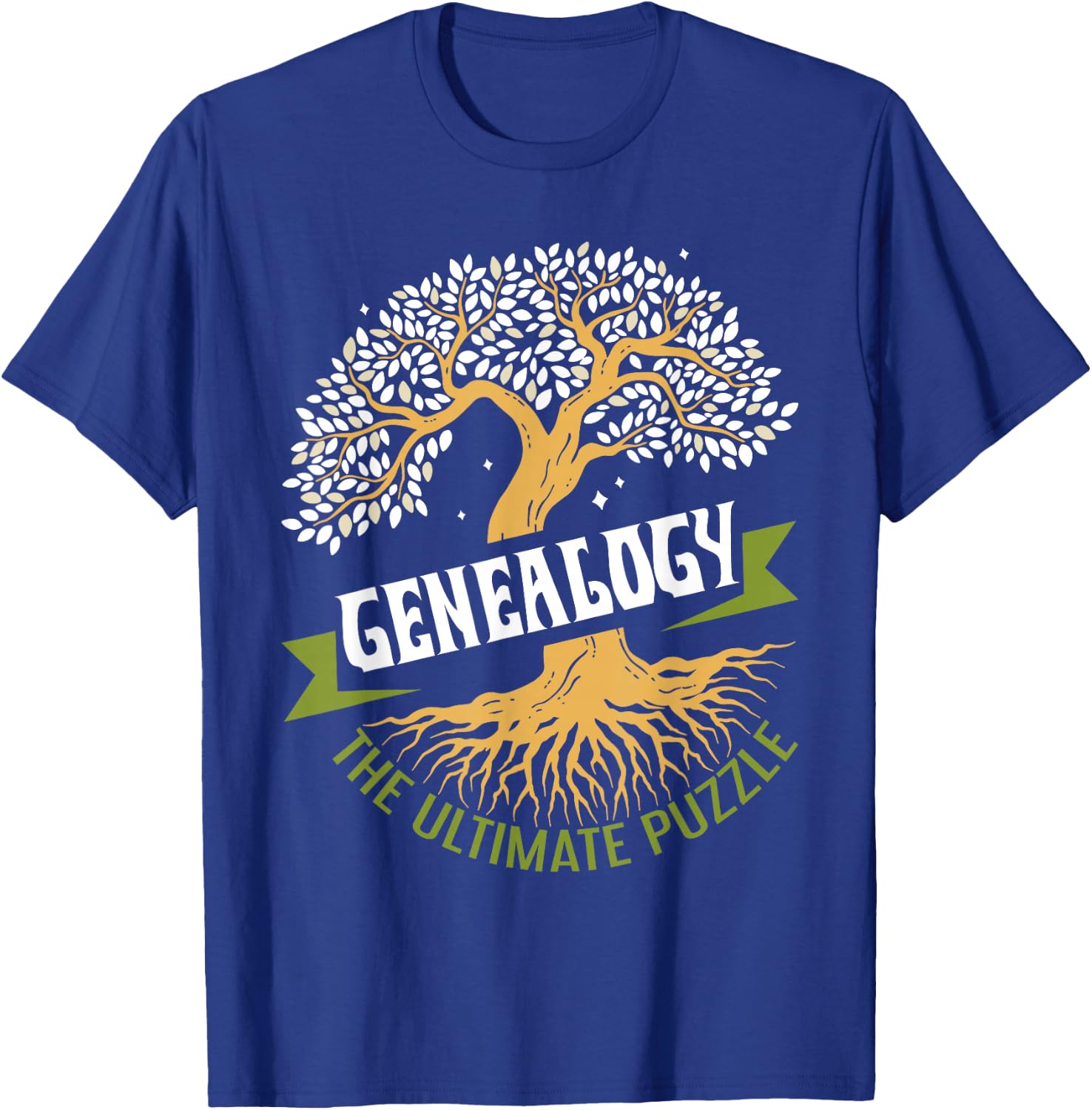 Genealogy The Ultimate Puzzle - Genealogist Ancestry T-Shirt - T-Shirt | Royal
