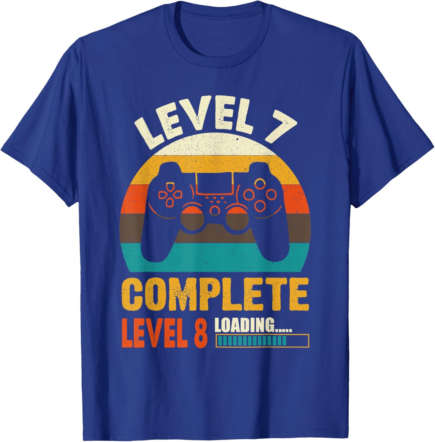 Level 7 Complete Vintage 7th Wedding Anniversary T-Shirt - T-Shirt | Royal
