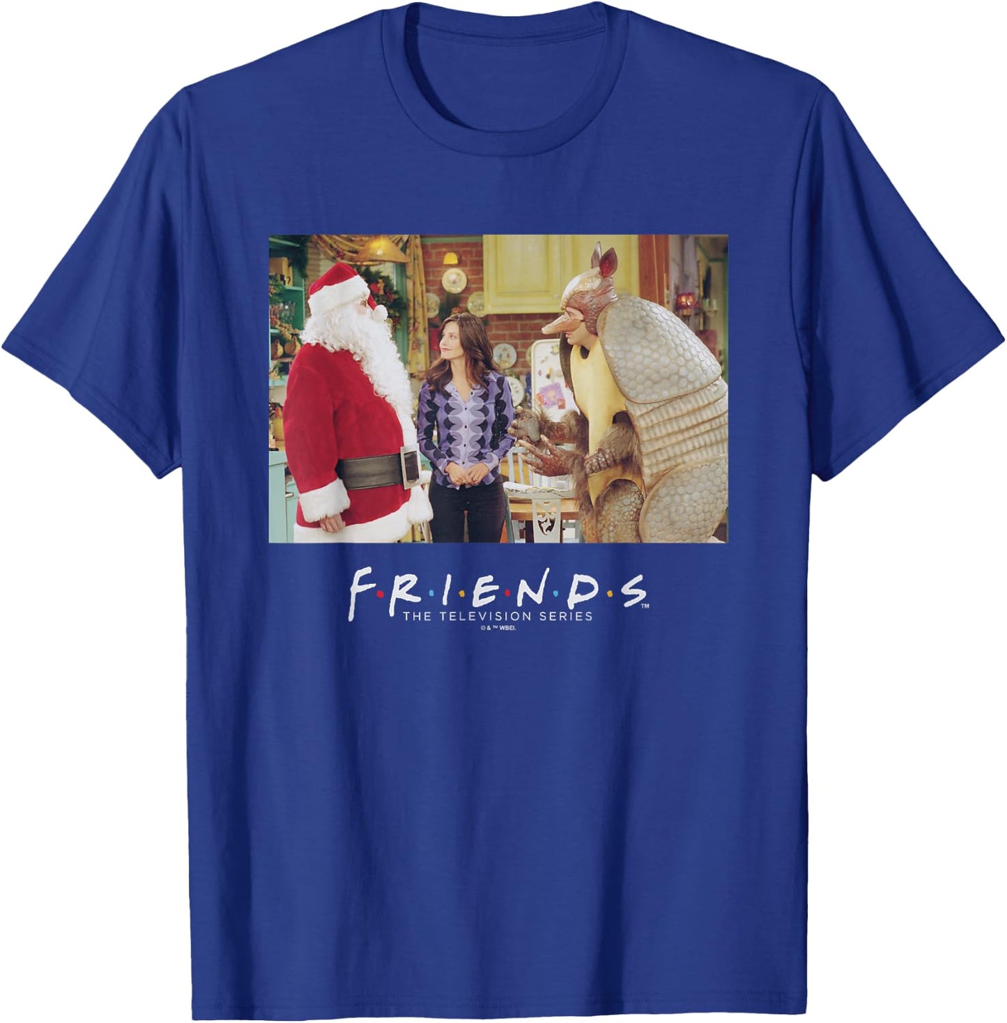 Friends Christmas Armadillo T-Shirt - T-Shirt | Royal