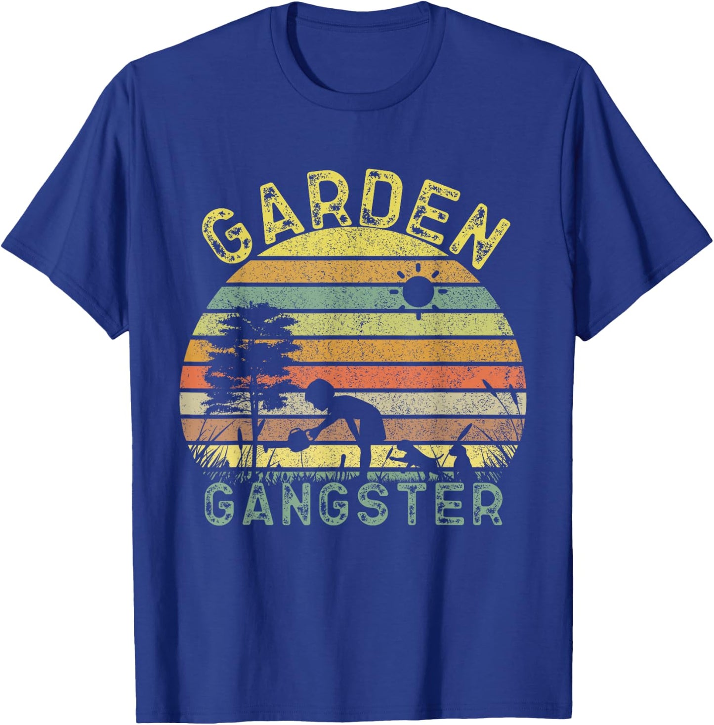 Garden Gangster Funny Gardening Shirt for Gardeners T-Shirt - T-Shirt | Royal