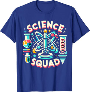 Science Squad Science Gear for Scientists Research | Science T-Shirt - T-Shirt | Royal