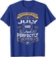 Retro 37th Birthday Legends were Born in July 1989 T-Shirt - T-Shirt | Royal